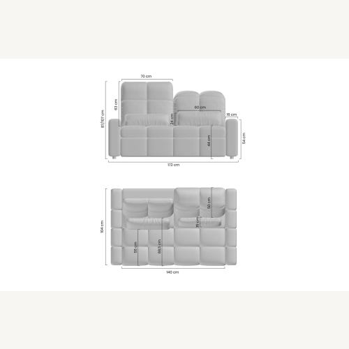 SOFA MAGNELIO PRESTIGE BL-C+2SE+BP-C
